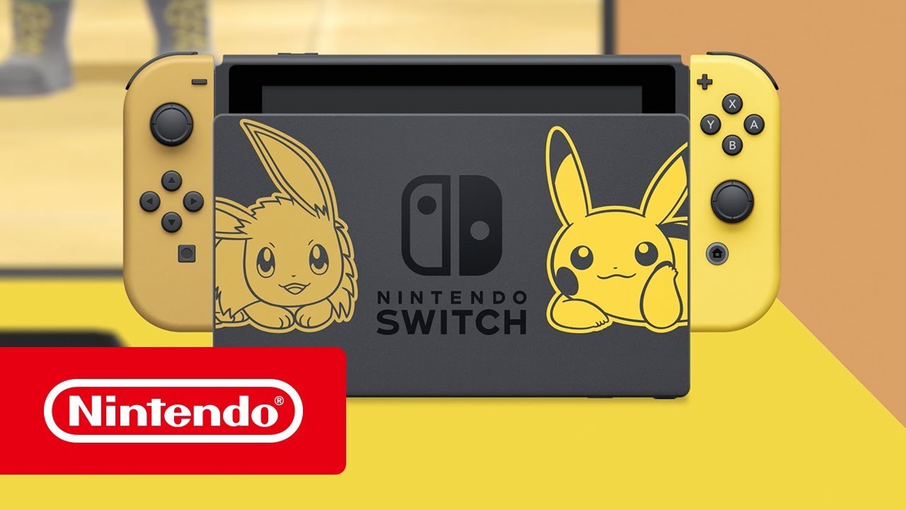 Annunciato il Nintendo Switch Pikachu Eevee Edition nuovo trailer per Pokèmon Lets Go