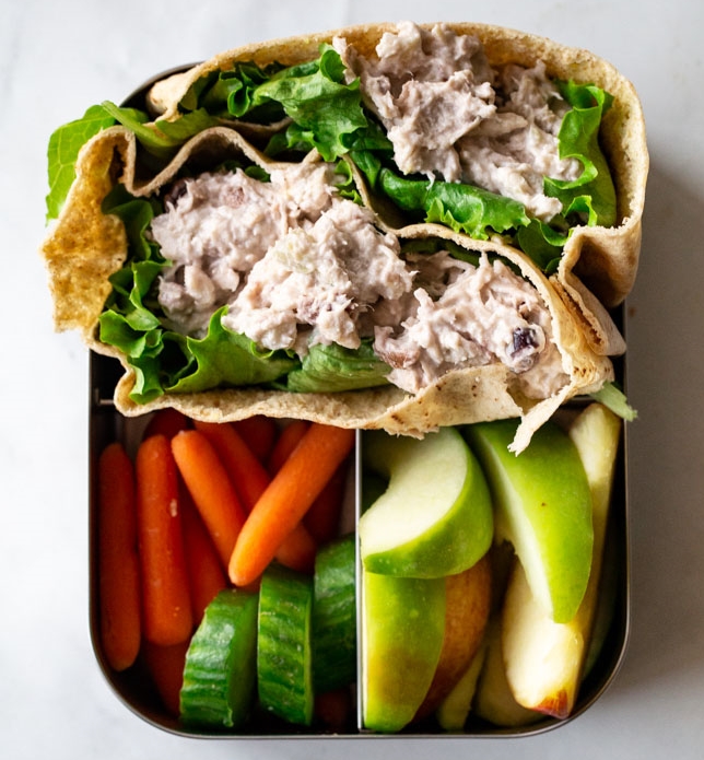 Chicken Salad Pita Lunch Ideas for Kids