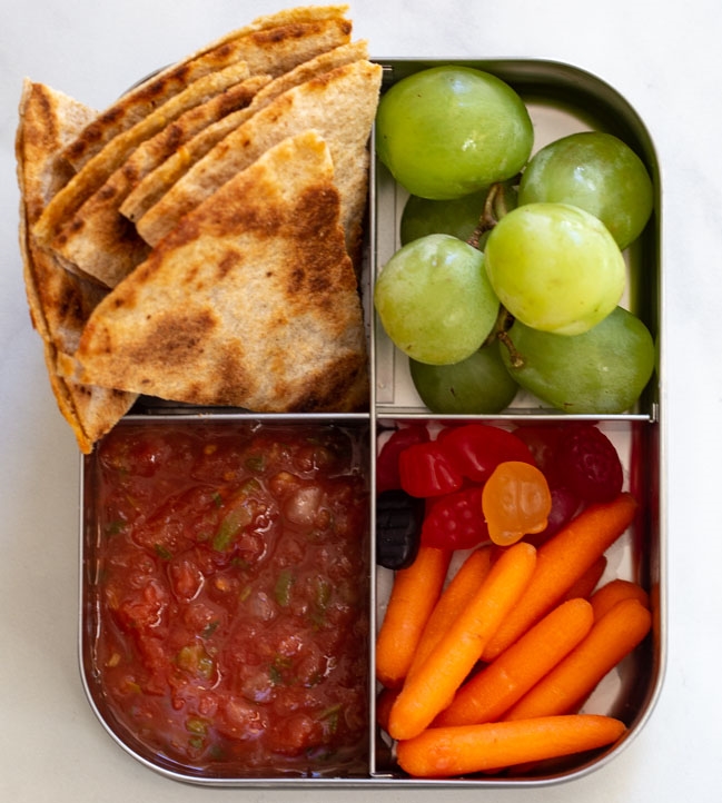 Quesadilla Lunch Box Idea