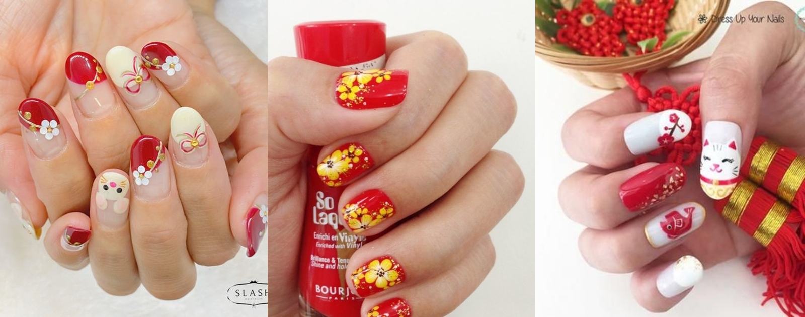 Chinese New Year Nails Art 2020 แจกไอเดียเพ้นท์เล็บต้อนรับเทศกาลตรุษจีน